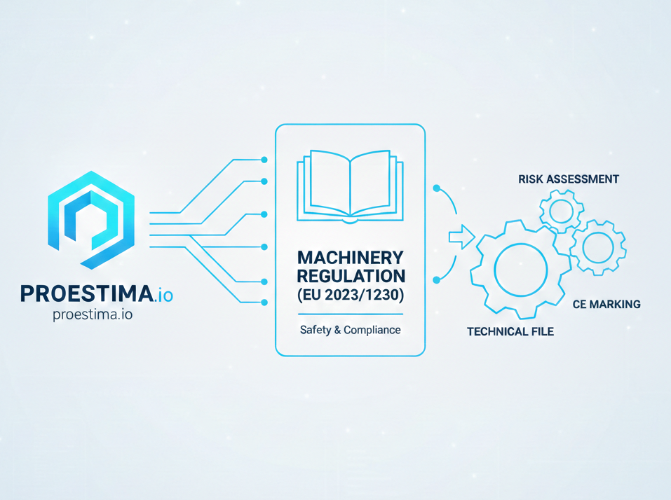 Understanding Machinery Regulation 2023/1230 and How PROESTIMA.IO Supports Compliance